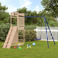 vidaXL Parque infantil de exterior madera maciza de pino
