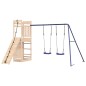 vidaXL Parque infantil de exterior madera maciza de pino