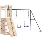 vidaXL Parque infantil de exterior madera maciza de pino