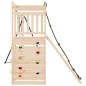 vidaXL Parque infantil de exterior madera maciza de pino
