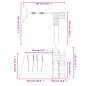 vidaXL Parque infantil de exterior madera maciza de pino vidaXL Parque infantil de exterior madera maciza de pino