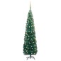 vidaXL Árbol de Navidad preiluminado con luces y bolas verde 240 cm vidaXL Árbol de Navidad preiluminado con luces y bolas verde 240 cm