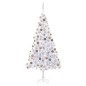 vidaXL Árbol de Navidad artificial con luces y bolas 910 ramas 210 cm vidaXL Árbol de Navidad artificial con luces y bolas 910 ramas 210 cm