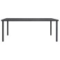 vidaXL Juego de comedor de jardín 9 piezas acero vidaXL Juego de comedor de jardín 9 piezas acero