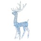 vidaXL Adorno de renos de Navidad acrílico 2 uds blanco frío 120 cm vidaXL Adorno de renos de Navidad acrílico 2 uds blanco frío 120 cm