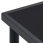 vidaXL Juego de comedor para jardín 5 piezas acero y textilene negro vidaXL Juego de comedor para jardín 5 piezas acero y textilene negro