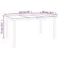 vidaXL Juego de comedor para jardín 5 piezas acero y textilene negro vidaXL Juego de comedor para jardín 5 piezas acero y textilene negro