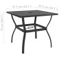 vidaXL Juego de comedor para jardín 3 piezas textilene y acero vidaXL Juego de comedor para jardín 3 piezas textilene y acero