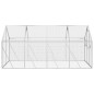 vidaXL Pajarera de aluminio color plateado 1,79x4x1,85 m vidaXL Pajarera de aluminio color plateado 1,79x4x1,85 m