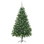 vidaXL Árbol de Navidad preiluminado con luces y bolas verde 210 cm vidaXL Árbol de Navidad preiluminado con luces y bolas verde 210 cm