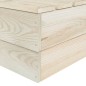 vidaXL Sofá de palés para jardín 4 plazas madera de abeto impregnada vidaXL Sofá de palés para jardín 4 plazas madera de abeto impregnada