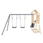 vidaXL Parque infantil de exterior madera maciza de pino vidaXL Parque infantil de exterior madera maciza de pino