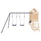 vidaXL Parque infantil de exterior madera maciza de pino vidaXL Parque infantil de exterior madera maciza de pino