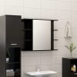 vidaXL Juego de muebles de baño 3 pzas madera ingeniería negro vidaXL Juego de muebles de baño 3 pzas madera ingeniería negro