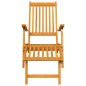 vidaXL Sillas de jardín con reposapiés 2 uds madera maciza de acacia vidaXL Sillas de jardín con reposapiés 2 uds madera maciza de acacia