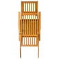 vidaXL Sillas de jardín con reposapiés 2 uds madera maciza de acacia vidaXL Sillas de jardín con reposapiés 2 uds madera maciza de acacia