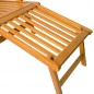 vidaXL Sillas de jardín con reposapiés 2 uds madera maciza de acacia vidaXL Sillas de jardín con reposapiés 2 uds madera maciza de acacia