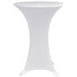 vidaXL Mantel elástico para mesa alta 4 unidades blanco Ø80 cm vidaXL Mantel elástico para mesa alta 4 unidades blanco Ø80 cm