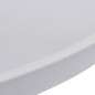vidaXL Mantel elástico para mesa alta 4 unidades blanco Ø80 cm vidaXL Mantel elástico para mesa alta 4 unidades blanco Ø80 cm