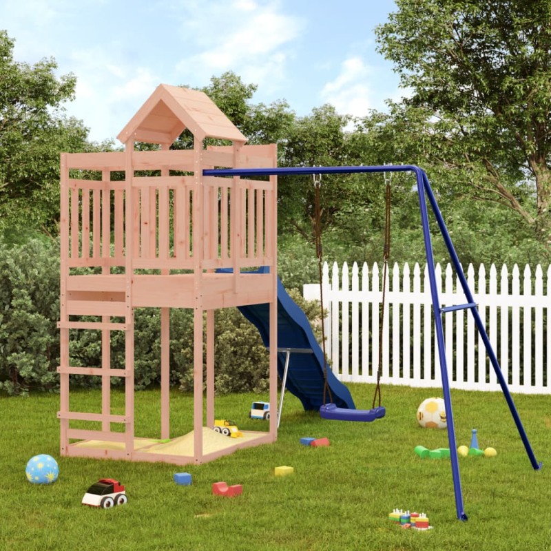 vidaXL Parque infantil de exterior madera maciza Douglas vidaXL Parque infantil de exterior madera maciza Douglas