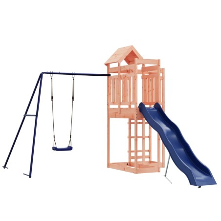 vidaXL Parque infantil de exterior madera maciza Douglas