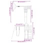 vidaXL Parque infantil de exterior madera maciza Douglas vidaXL Parque infantil de exterior madera maciza Douglas