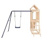 vidaXL Parque infantil de exterior madera maciza de pino vidaXL Parque infantil de exterior madera maciza de pino