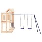vidaXL Parque infantil de exterior madera maciza de pino vidaXL Parque infantil de exterior madera maciza de pino