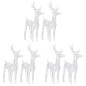 vidaXL Renos de Navidad 6 unidades 240 LED blanco frío acrílico vidaXL Renos de Navidad 6 unidades 240 LED blanco frío acrílico