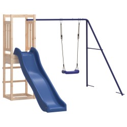 vidaXL Parque infantil de exterior madera maciza de pino