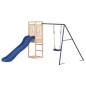 vidaXL Parque infantil de exterior madera maciza de pino vidaXL Parque infantil de exterior madera maciza de pino