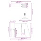 vidaXL Parque infantil de exterior madera maciza de pino vidaXL Parque infantil de exterior madera maciza de pino
