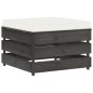 vidaXL Muebles de jardín 5 piezas con cojines madera impregnada gris vidaXL Muebles de jardín 5 piezas con cojines madera impregnada gris