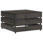 vidaXL Muebles de jardín 5 piezas con cojines madera impregnada gris vidaXL Muebles de jardín 5 piezas con cojines madera impregnada gris