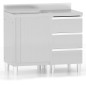 vidaXL Armarios de cocina comercial 2 unidades acero inoxidable vidaXL Armarios de cocina comercial 2 unidades acero inoxidable