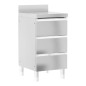 vidaXL Armarios de cocina comercial 2 unidades acero inoxidable vidaXL Armarios de cocina comercial 2 unidades acero inoxidable