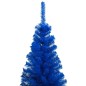 vidaXL Árbol de Navidad preiluminado con luces y bolas azul 120 cm vidaXL Árbol de Navidad preiluminado con luces y bolas azul 120 cm