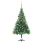 vidaXL Árbol de Navidad artificial con luces y bolas 910 ramas 210 cm vidaXL Árbol de Navidad artificial con luces y bolas 910 ramas 210 cm