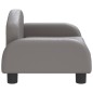 vidaXL Sofá para niños de cuero sintético gris 50x40x30 cm vidaXL Sofá para niños de cuero sintético gris 50x40x30 cm
