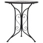 vidaXL Set de mesa y sillas de bistró 3 pzas con mosaico cerámica gris vidaXL Set de mesa y sillas de bistró 3 pzas con mosaico cerámica gris