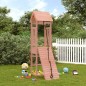 vidaXL Casita infantil con pared de escalada madera abeto Douglas