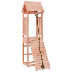 vidaXL Casita infantil con pared de escalada madera abeto Douglas
