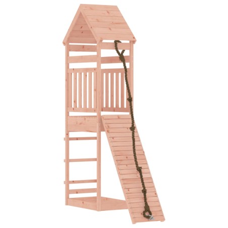 vidaXL Parque infantil con pared de escalada madera maciza Douglas