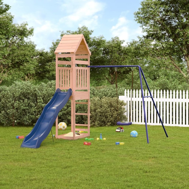 vidaXL Parque infantil de exterior madera maciza Douglas vidaXL Parque infantil de exterior madera maciza Douglas