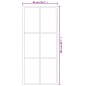 vidaXL Puerta corredera con herrajes ESG vidrio y aluminio 90x205 cm vidaXL Puerta corredera con herrajes ESG vidrio y aluminio 90x205 cm