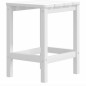 vidaXL Silla de jardín Adirondack con reposapiés y mesa HDPE blanco vidaXL Silla de jardín Adirondack con reposapiés y mesa HDPE blanco