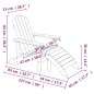 vidaXL Silla de jardín Adirondack con reposapiés y mesa HDPE blanco vidaXL Silla de jardín Adirondack con reposapiés y mesa HDPE blanco