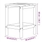 vidaXL Silla de jardín Adirondack con reposapiés y mesa HDPE blanco vidaXL Silla de jardín Adirondack con reposapiés y mesa HDPE blanco
