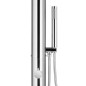 vidaXL Ducha de jardín con base marrón 225 cm acero inoxidable vidaXL Ducha de jardín con base marrón 225 cm acero inoxidable