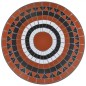 vidaXL Set mesa y sillas de jardín 3 pzas mosaico terracota y blanco vidaXL Set mesa y sillas de jardín 3 pzas mosaico terracota y blanco